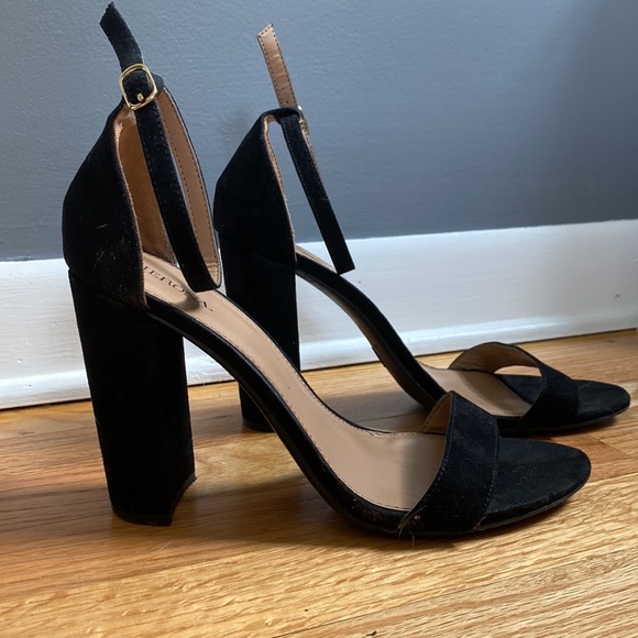 MERONA BLACK SUEDE HEEL - Picture 2 of 4